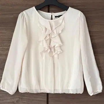 23구 프릴 쉬폰 블라우스