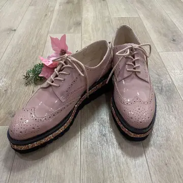 시착만 한 상품 [ BRIDGED BIRKIN ] 통굽 에나멜 로퍼 24