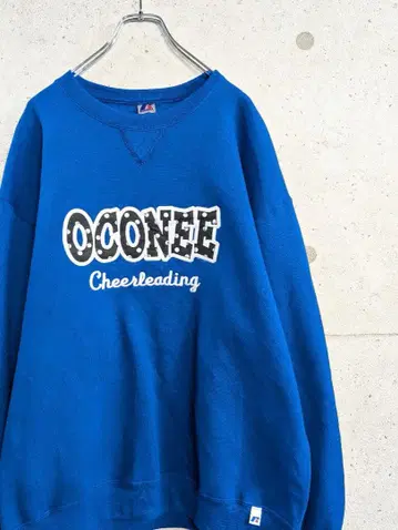 RUSSELL 맨투맨 파랑 L 치어리딩