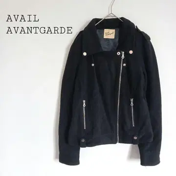 아베일 아방갸르드 Avail 플리스 자켓 라이더스 블랙