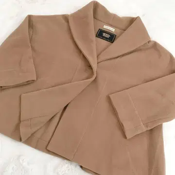 저널 스탠다드 멜톤 숄카라 드레이프 자켓 프리