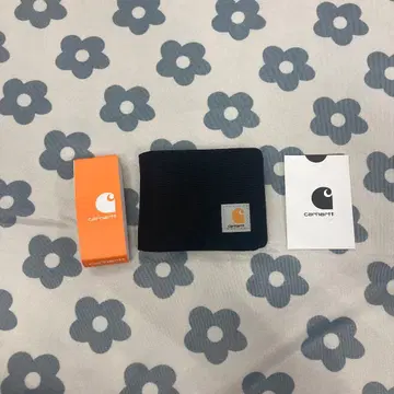 Carhartt 블랙 접이식 지갑