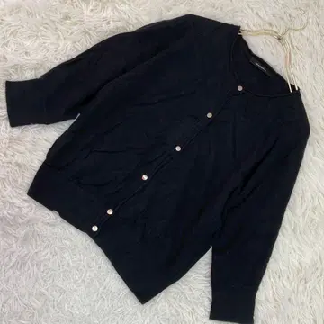 MAX&Co. 가디건 블랙 S 내추럴 캐주얼 깔끔