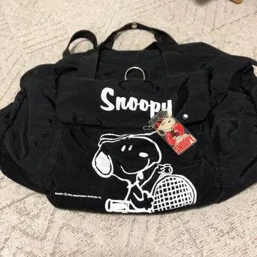 스누피 레트로 쇼와 보스턴백 오래된 것에 비해 새상품급
