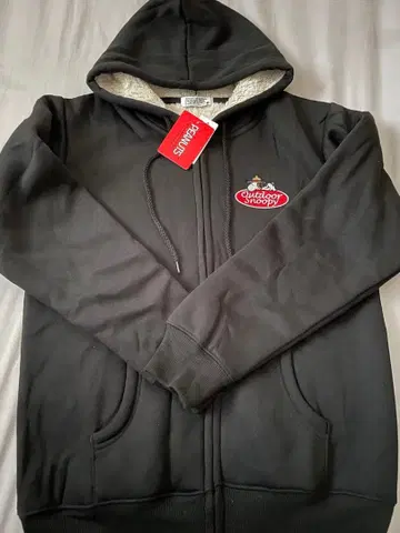 피넛 스누피 보아 안감 후드티