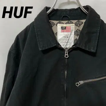 N-6063 HUF 하프 미국 빈티지 의류 워크 자켓 블루종 L