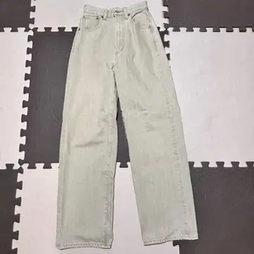 MOUSSY 루즈 스트레이트 팬츠 베이지