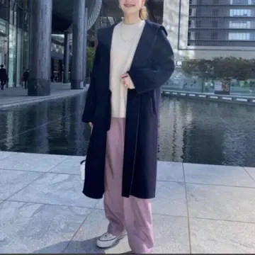 stunning lure 라이트 후디 리버 코트 네이비 1