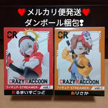 GIGO 한정판 CrazyRaccoon 피규어 달마 이즈갓 & 아리사카