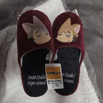 하이큐 룸슈즈 츠무키츠네 사 무키츠네 이나리자키 모프 슬리퍼