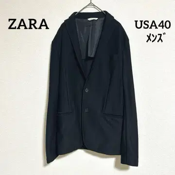 ZARA 블랙 메쉬 원단 테일러드 자켓 오피스 캐주얼