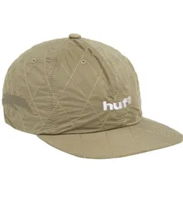 HUF 퀼팅 캡 베이지