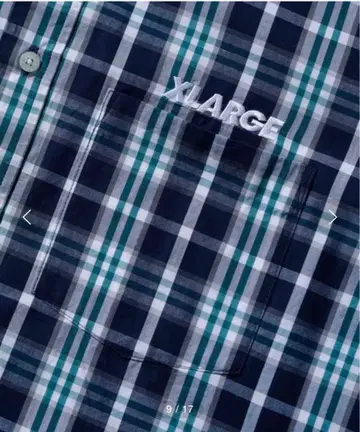 XLARGE 체크 무늬 셔츠