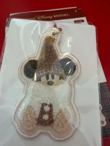 디즈니 크리스마스 한정판 릴린린 굿즈 키체인 브라운