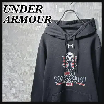 언더아머 후드티 맨투맨 남성용 US 사이즈 M 블랙