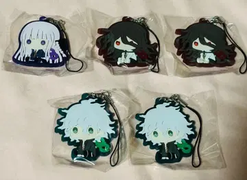 단간론파  러버 스트랩 가챠 5개 세트