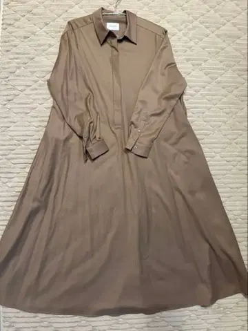 UNITED ARROWS 브라운 셔츠 원피스