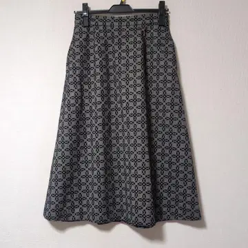 매킨토시 런던 플레어 스커트 종아리 기장 사이즈 36 S