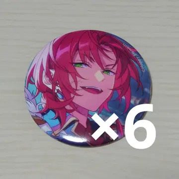 츠키나가 레오 테마 스카우트 캔뱃지 6개 세트