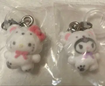 익명 배송! 산리오 메지루시 액세서리 복슬복슬 스노우