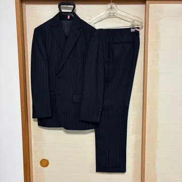 반 휴렛 그레이 스트라이프 비즈니스 정장