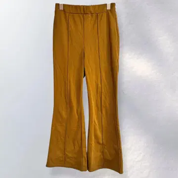 루 플레어 팬츠 센터 프레스 허리밴딩 캐주얼 L [ 966