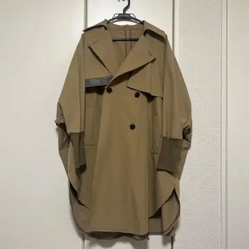 세븐 페어리 돌먼 트렌치코트 베이지