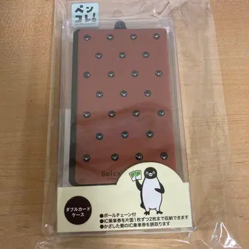 Suica 펭귄 IC 카드 케이스 브라운