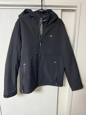 TOMMY HILFIGER 충전솜 후드 부착 자켓 XL 블랙