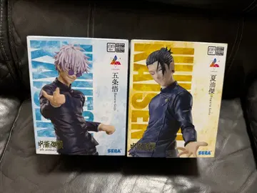 주술회전 고죠 사토루 게토 스구루 피규어 2체 세트 라운드 원 한정판