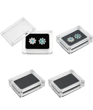 아크릴제 주얼리 보관 케이스 투명 아크릴 케이스 5개 세트