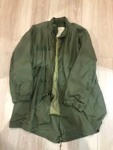 레어 70s M65 피쉬테일 후드티 S 사이즈 라이너 포함