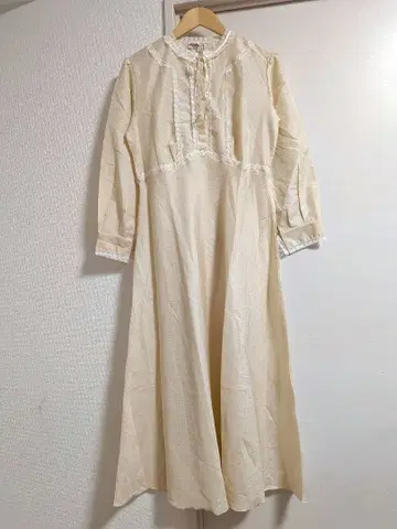 EU 빈티지 70년대 이탈리아제 레이스 옷깃 원피스 드레스