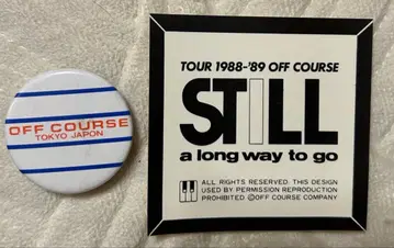 OFF COURSE 캔뱃지 스티커 세트