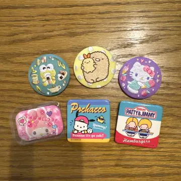 헬로키티 포차코 배지 6개 세트