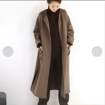 Deuxieme Classe victorian 리버 롱 노카라 코트