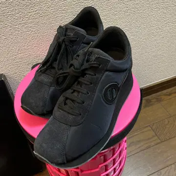 NO NAME 블랙 스니커즈 통굽