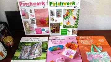 패치워크와 하와이안 퀼트 세트 도서