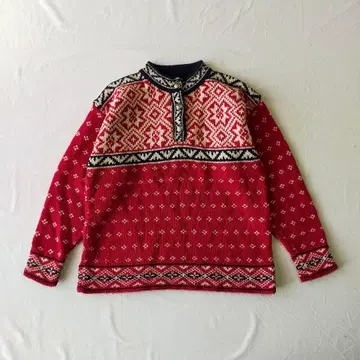 구제 의류 엘엘빈 니트 스웨터 노르딕 버즈아이 80s 90s