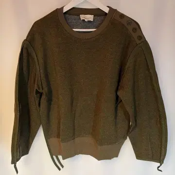 3.1 Phillip Lim M 올리브 그린 긴팔 스웨터