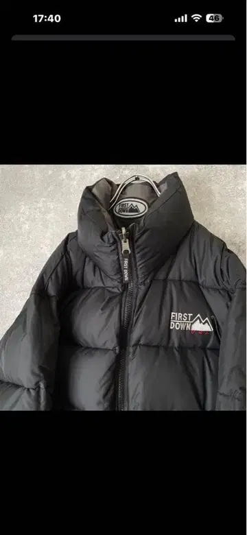 새상품급 퍼스트 다운 다운 자켓 리버서블