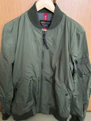 ALPHA MA-1 XL 사이즈 리버서블 카키