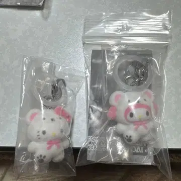 산리오 캐릭터즈 메지루시 액세서리 폭신폭신 스노우 헬로키티 마이멜로디