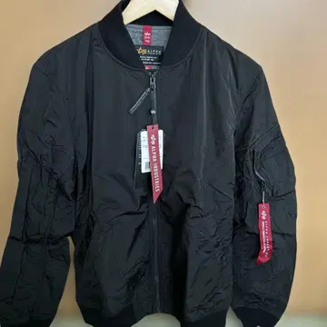 ALPHA MA-1 XL 사이즈 리버서블 블랙