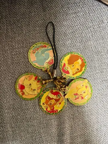 디즈니 2002 크리스마스 키링 5세트