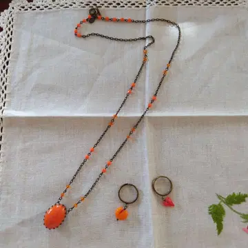 카나미 비쥬 목걸이 ~ 반지 2개