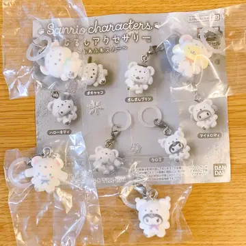 산리오 캐릭터즈 메지루시 액세서리 ~ 포근포근 스노우 ~ 4점