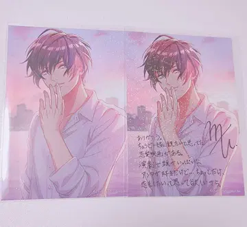 A3! AGF 브로마이드 BD 개화 전 레어 우스이 마스미 세트