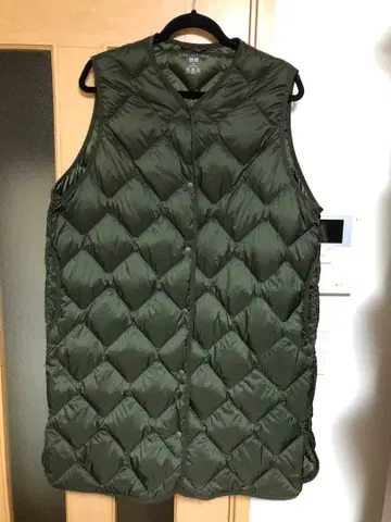 고품질 UNIQLO 울트라 라이트 다운 롱 베스트 빅 사이즈