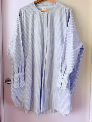 유토리의 공간 쿠리하라 하루미 풀오버 스트라이프 셔츠